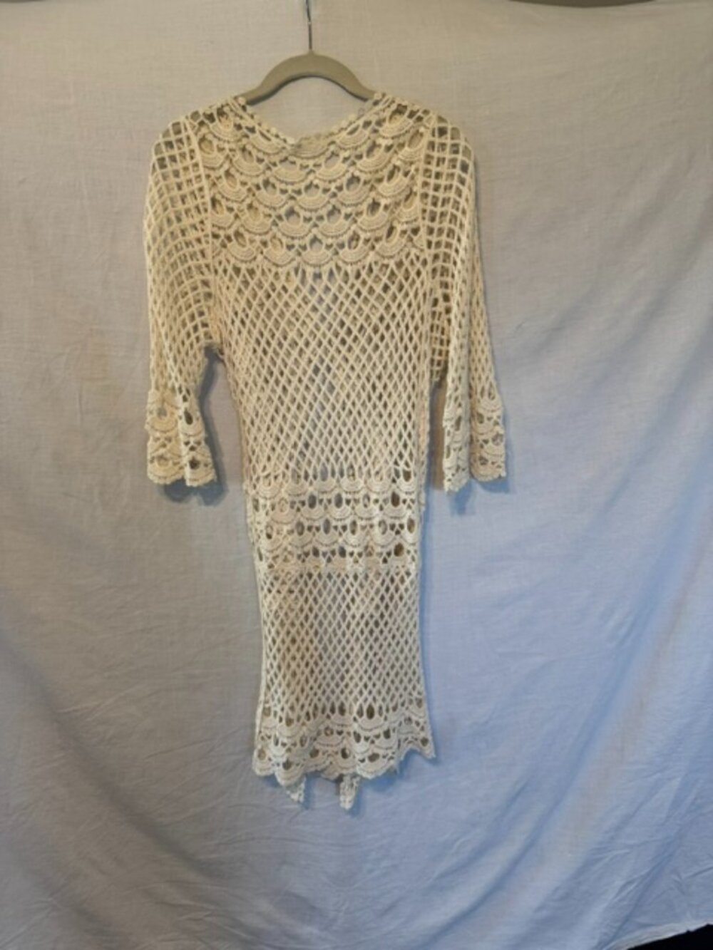 Long lace sweater, size small, perfect condition